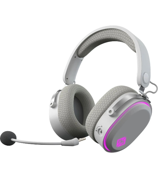 Беспроводные/проводные наушники GMNG GG-HS405W белый, полноразмерные, Bluetooth + радиоканал + проводной, до 40 ч