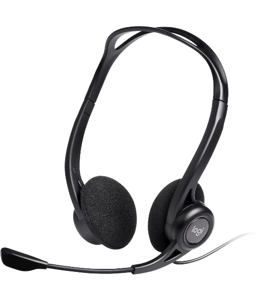 Гарнитура Logitech PC Headset 960 Stereo чёрный, проводная, USB