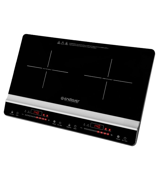 Плита настольная электрическая Endever Skyline IP-66 черный, 3.1 кВт, индукция, конфорки - 2, стеклокерамика, сенсор