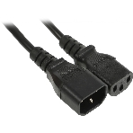 Шнур сетевой Rexant IEC 320 C13 – IEC 320 C14 3x0,75мм², 0,6м, фото 1
