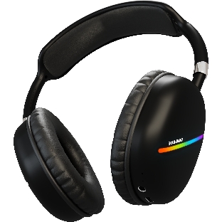 Беспроводные/проводные наушники SOUNDMAX SM-HP2200B черный, накладные, Bluetooth + проводной, до 8 ч