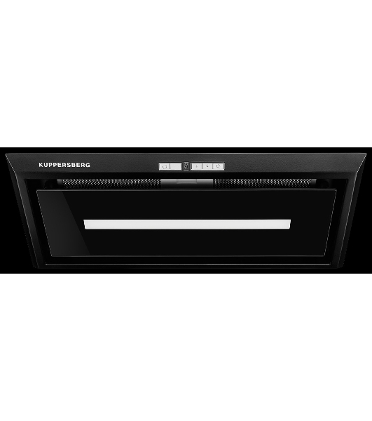 Вытяжка встраиваемая Kuppersberg Intro 60 Black черный, 54 см, 1500 куб. м/ч, 43 дБ