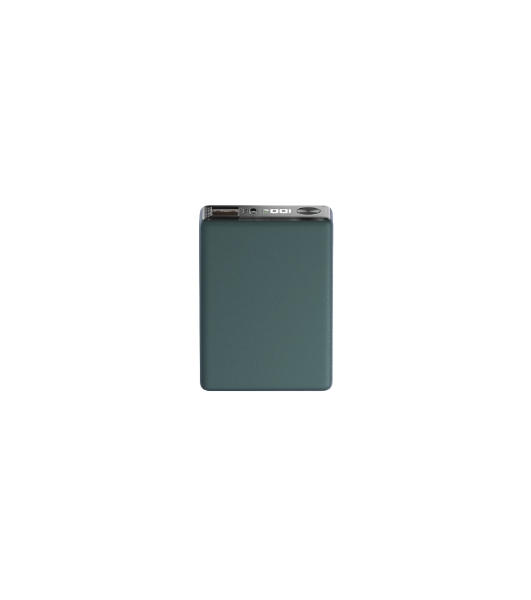 Портативный аккумулятор OLMIO QX-10, 10000mAh, 22.5W, QuickCharge3.0/PowerDelivery, LCD, темно-зеленый