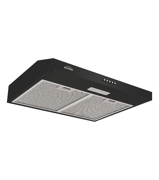 Вытяжка подвесная Elikor ECO BK 60 черная, 59.5 см, 400 куб. м/ч, 55 дБ
