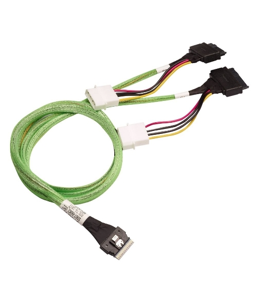 Кабель ACD-60005-ZC Slimline SASx8 (SFF8654) -to- 2x U.2 Direct, 1M, (аналог Broadcom 05-60005-00) 80
