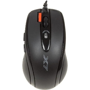 Мышь проводная A4Tech X-710BK черный, 2000 dpi, USB, кнопки - 7