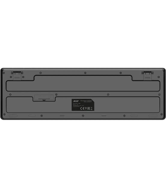 Комплект клавиатура+мышь Acer OCC501 проводной, USB, 1200 DPI, черный