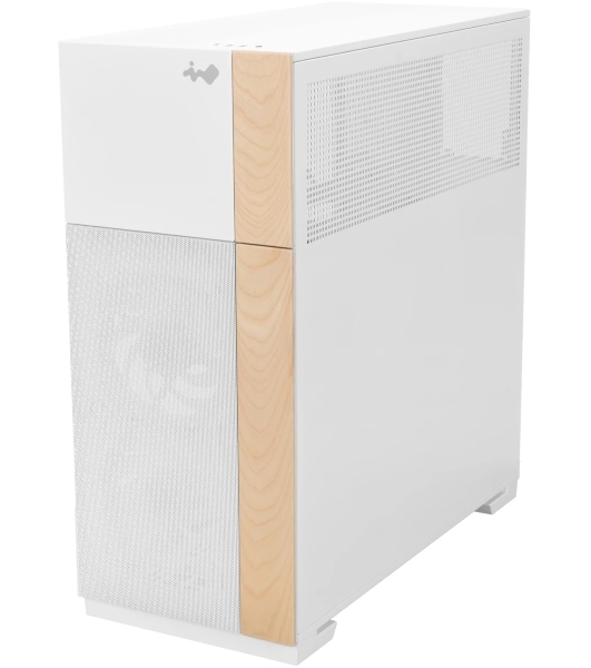 Корпус InWin F5 CS19 White, Full-Tower, белый, закалённое стекло, ARGB подсветка, 3 x 140 мм (2 спереди, 1 сзади)