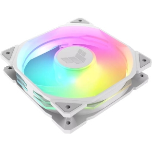Вентилятор в корпус ASUS TUF GAMING TR120 FAN ARGB WHITE белый, 120x120x28 мм, 2000 об/мин, 29 дБ, 4 pin