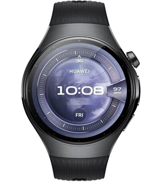 Умные часы Huawei Watch 5 Rates-L19F, 1.5' LTPO AMOLED, Wi-Fi, Bluetooth, NFC, IP69, черный