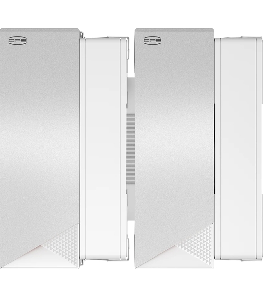 Кулер для процессора PCCooler RZ620 WH (260W, 4-pin PWM, 158мм, Al/Cu, 6x6мм, 2x120мм, 86.73CFM, 32dBA, 1800RPM, S: 1851/1700/1200/115X, AM5/AM4, белый)