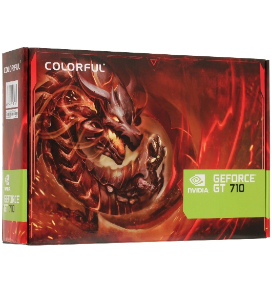Видеокарта Colorful GT710-2GD3-V GDDR3 64bit VGA DVI HDMI 1FAN RTL