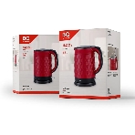 Электрочайник BQ KT1715P красный-черный, 1.7 л, 1800 Вт, скрытый нагревательный элемент, фото2