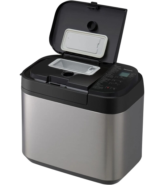 Хлебопечка Panasonic SD-YR2550STS серебристый/черный, 550 Вт, 1.1 кг, 30 программ