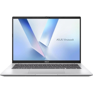 Ноутбук ASUS M1407KA-LY028 серебристый 90NB15H3-M000X0 14'(1920x1200 (матовый) IPS)/AMD Ryzen AI 5 340(2Ghz)/16Gb/512PCISSDGb/noDVD/Int:AMD Radeon/Cam/BT/WiFi/42WHr/war 1y/1.46kg/DOS