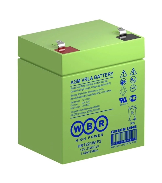 Батарея для ИБП WBR HR 1221W (12V 5Ah) F2