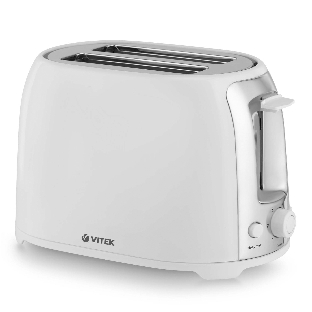 Тостер Vitek VT-1582 W белый, 750 Вт, 2 слота
