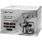 Мясорубка электрическая Krona Wolf Metall серый, 1800 Вт, 2.8 кг/мин, реверс, металлический лоток, насадки - 5, фото14