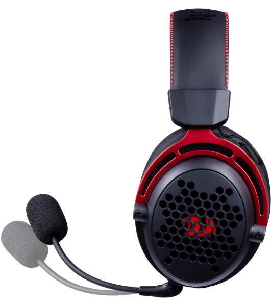 Гарнитура Redragon Diomedes чёрный/красный, проводная, USB / mini jack 3.5 мм