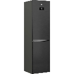 Холодильник Beko B3R0CNK332HXBR черный сапфир двухкамерный 200/100л морозилка снизу, No Frost, фото 1