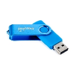 Флешка USB Smartbuy Twist Blue (SB016Gb2TWB), 16Gb, USB 2.0, R/W 15/10, синий, фото3