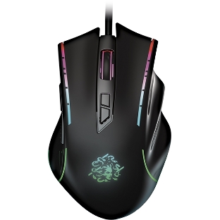Мышь проводная Qumo Medusa M81 черный, 3200 dpi, USB, кнопки - 7