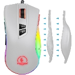 Мышь проводная Jet.A Panteon PS88 белый, 6200 dpi, USB, кнопки - 9, фото 1