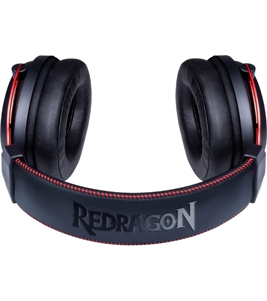 Гарнитура Redragon Diomedes чёрный/красный, проводная, USB / mini jack 3.5 мм