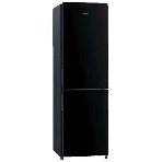Холодильник Hitachi R-BG410PUC6 GbK черный двухкамерный 215/105л морозилка снизу, No Frost, фото 1