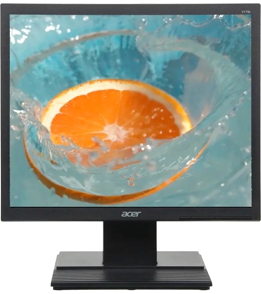 Монитор 17' Acer V176Lb TN 1280x1024, 75 Гц, 5 мс, 5:4, 250 кд/м², VGA, черный