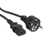 Шнур сетевой Rexant СЕЕ 7/7 (Schuko) – IEC 320 C13 3x1,0мм², длина 1,2м, фото 1