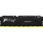 Оперативная память Kingston Fury Beast, DDR5, 16Gb (1x16Gb), 6400MHz, CL32, DIMM, с радиатором, черный, фото 1