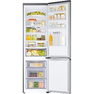 Холодильник Samsung RB38C600DSA/EF серебристый двухкамерный 276/114л морозилка снизу, No Frost