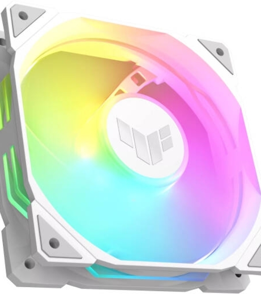 Вентилятор в корпус ASUS TUF GAMING TR120 FAN ARGB WHITE белый, 120x120x28 мм, 2000 об/мин, 29 дБ, 4 pin