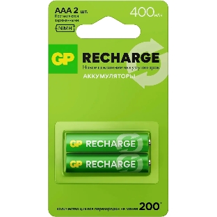 Аккумулятор GP Smart Energy 40AAAHCV-2CRSBC2 AAA NiMH 400mAh (2шт)