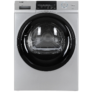 Сушильная машина Haier HD90-A2959S серый/черный, 9 кг, сушка - тепловой насос, программ - 12, 59.5 x 84.5 x 60 см