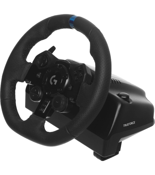 Руль Logitech G923 10кноп. (с педалями) черный