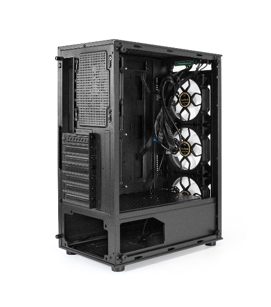 Компьютерный корпус Miditower ExeGate i3 BASE-NPX700 (ATX, БП 700NPX с вент. 12 см, с окном, 1*USB+1*USB 3.0, аудио, 4 вент. 12см с RGb подсветкой)