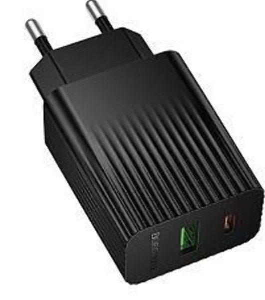 Сетевое зарядное устройство BOROFONE (6941991122873) BAS76A 1USB+1Type-C 3.0A QC3.0 PD 30W черный