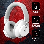Беспроводные/проводные наушники A4Tech Bloody MH390 белый, накладные, Bluetooth + проводной, фото5