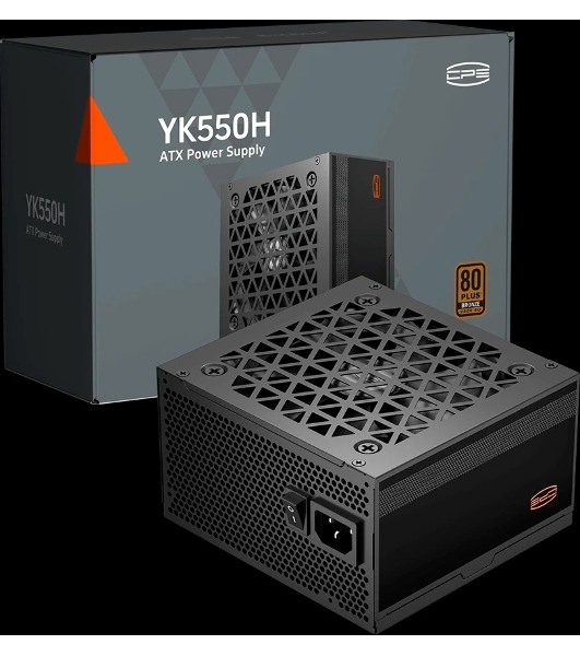 Блок питания ПК Power Supply PCCooler, 550W 80+ Bronze (ATX, ATX 2.52, Non-modular, 1x24(20+4)pin 550мм, 1xCPU(4+4)pin 650мм, 1xPCIe*2 8(6+2)pin 500+120мм, 4xSATA*3+MOLEX4pin*1, Active, 120x120мм, 140x150x86mm, APFC, OVP/UVP/OCP/SCP/OTP/OPP/SPD)