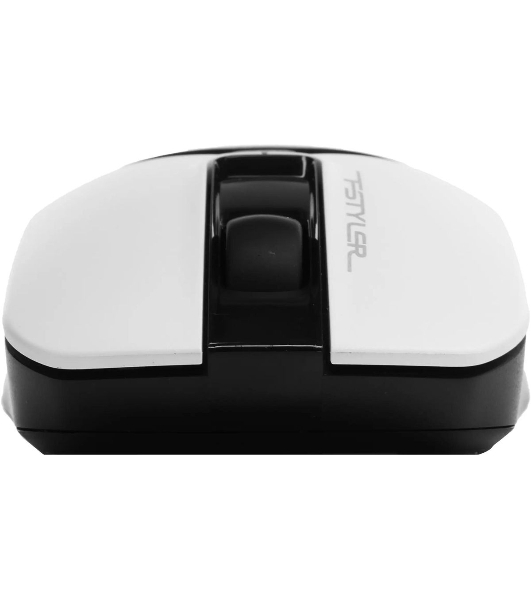Мышь беспроводная A4Tech Fstyler FB12 белый/черный, 1200 dpi, радиоканал, Bluetooth, USB, кнопки - 3