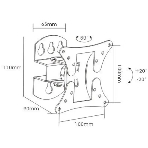 Кронштейн ARM Media LCD-101 для LCD/LED ТВ 10'-26', настенный, 2 степени свободы, VESA 50/75/100, max 30 кг черный, фото6
