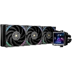 Система жидкостного охлаждения Thermalright Frozen Vision 360 V2 (360мм, LED, Black, ARGB/Fans: 3x120мм, 69CFM, 27dBA, 2150RPM/Pump height 60мм, 23dBA, 3000RPM, Rad thickness 27мм/S: 1700, 1200, 1851, 115X, 2011, 2066, AM5, AM4), фото 1
