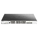 Коммутатор D-Link DGS-3000-28XMP/B1A, 24×1 Гбит/с + 4×10 Гбит/с SFP+, управляемый, фото 1