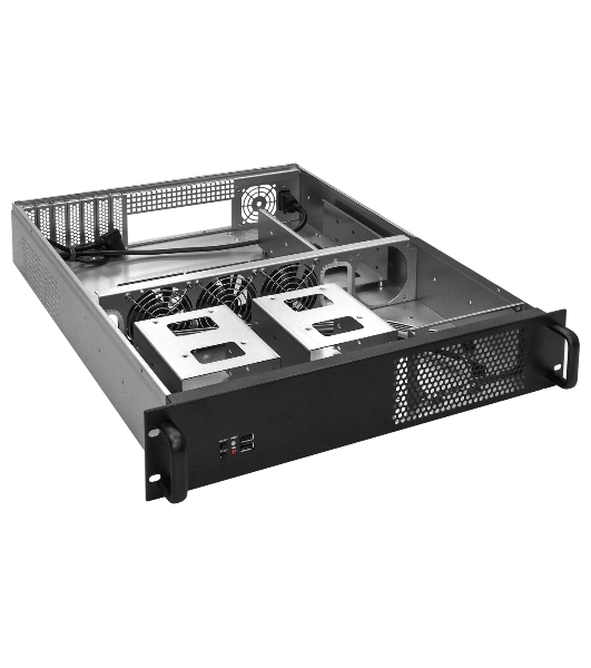 Серверный корпус ExeGate Pro EX284974RUS 2U550-08 (RM 19', высота 2U, глубина 550, БП 600ADS, 2*USB)