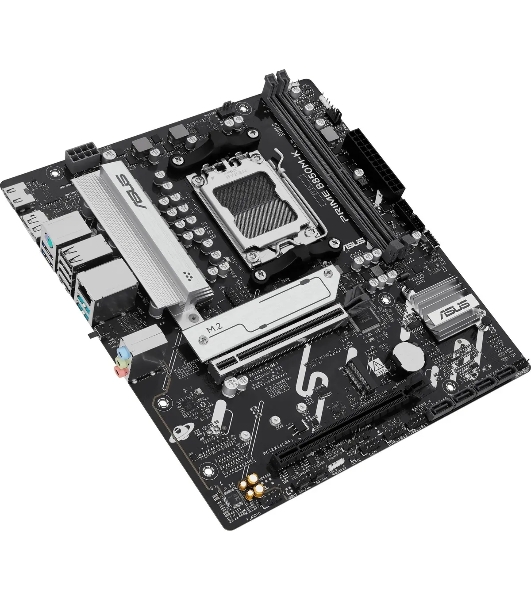 Материнская плата ASUS PRIME B850M-K, AM5, AMD B850, 2xDDR5, 4xSATA, 2xM.2, 1xPCIe 5.0 x16, 1xPCIe 4.0 x8, 1xDP (v1.4), 1xHDMI (v2.1), 1x2.5Gb LAN, 2xUSB-A 10Gbps, 2xUSB-A 5Gbps, 4xUSB-A 2.0, 3x3.5 мм, 7.1, mATX
