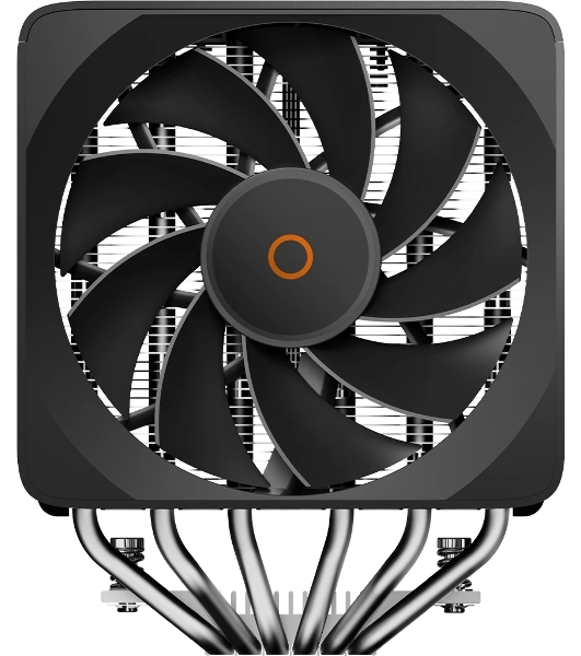 Кулер для процессора Ocypus Delta A62 EX BK Digital, 2x120мм ARGB FAN, Top Display Panel, 6 HEAT PIPES, 4-PIN PWM, 600-1800 RPM, 31DBA, HYDRO BEARING, LGA115X/1200/1700/18XX, AM4/AM5