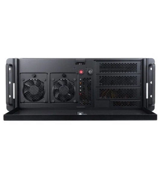 Компьютерный корпус InWin IW-R400-01N/USB3.0*2/Rear fan 8025мм 4200RPM*2/Front fan 8025мм 4200RPM*2/Front door/Air filter for front door