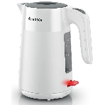 Электрочайник Bosch TWK2M161 белый, 1.7 л, 2400 Вт, скрытый нагревательный элемент, фото 1